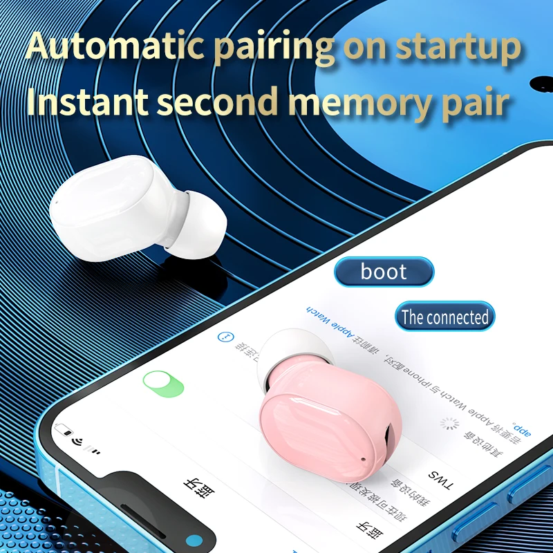 S8 ワイヤレスインイヤーミニ Bluetooth イヤホンマイク付きスポーツ 