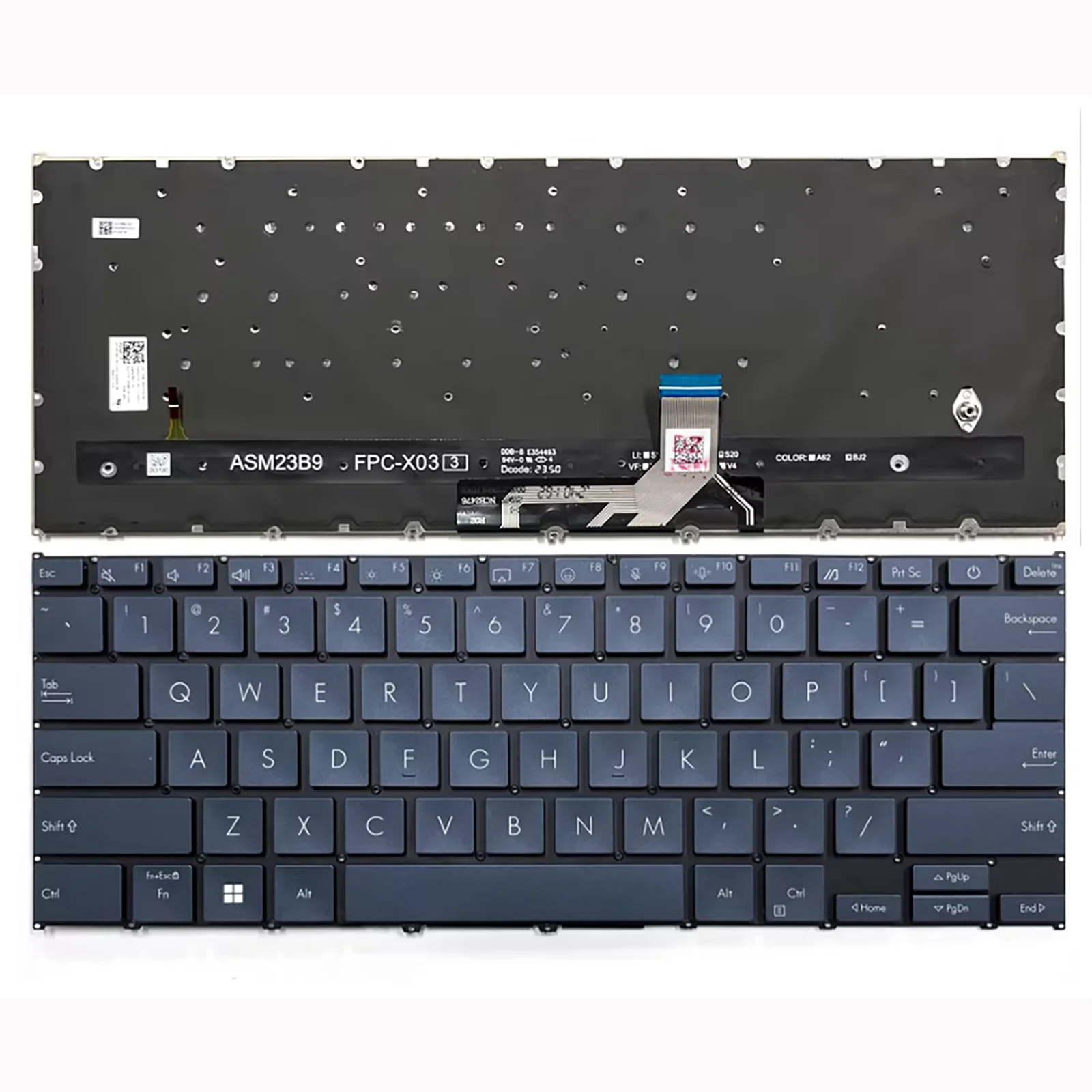 

US Layout for ASUS ZenBook 14 UX3405 UX3405M/C/CA/MA Q415 Q415M/MA Q425 Q425M/MA Laptop Keyboard