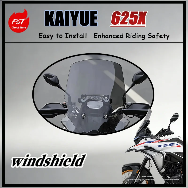 FOR PKAIYUE 625X Adventure Motorcycle Precision-Engineered Accessory No Drilling Required Matches Original Mounting Points
