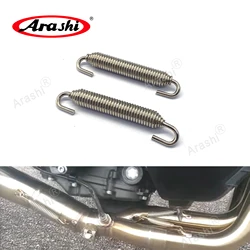2PCS Exhaust Muffler Spring Hook Stainless Steel Motorcycle Exhaust Pipe Springs Link 30mm 50mm Mounting Accessories