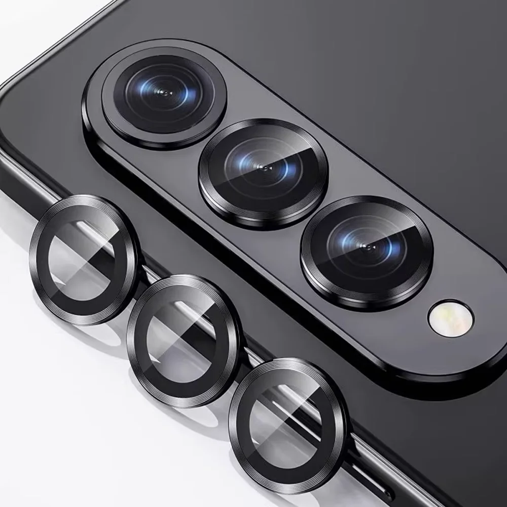 Metal Individual Ring Camera Lens Protector For Samsung Galaxy Z Fold 8 Ultra  Z Fold 8 7 6 5 4  Tempered Glass Film Full Cover