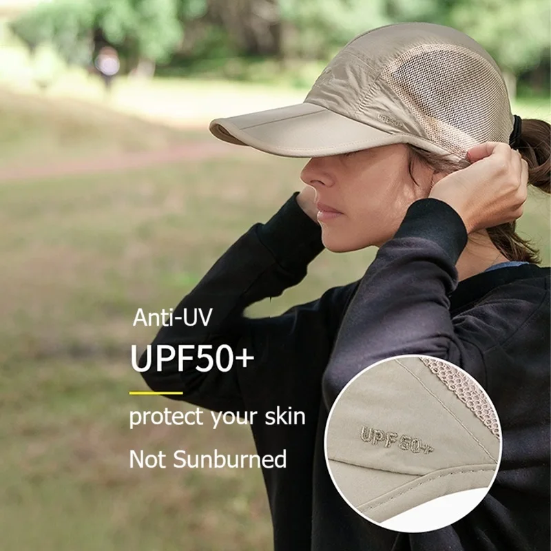 Naturehike Camping Hiking Hat Folding Fishing Cap Outdoor Breathable Baseball Cap Quick Drying Trekking Hat Sun Hat Men Women