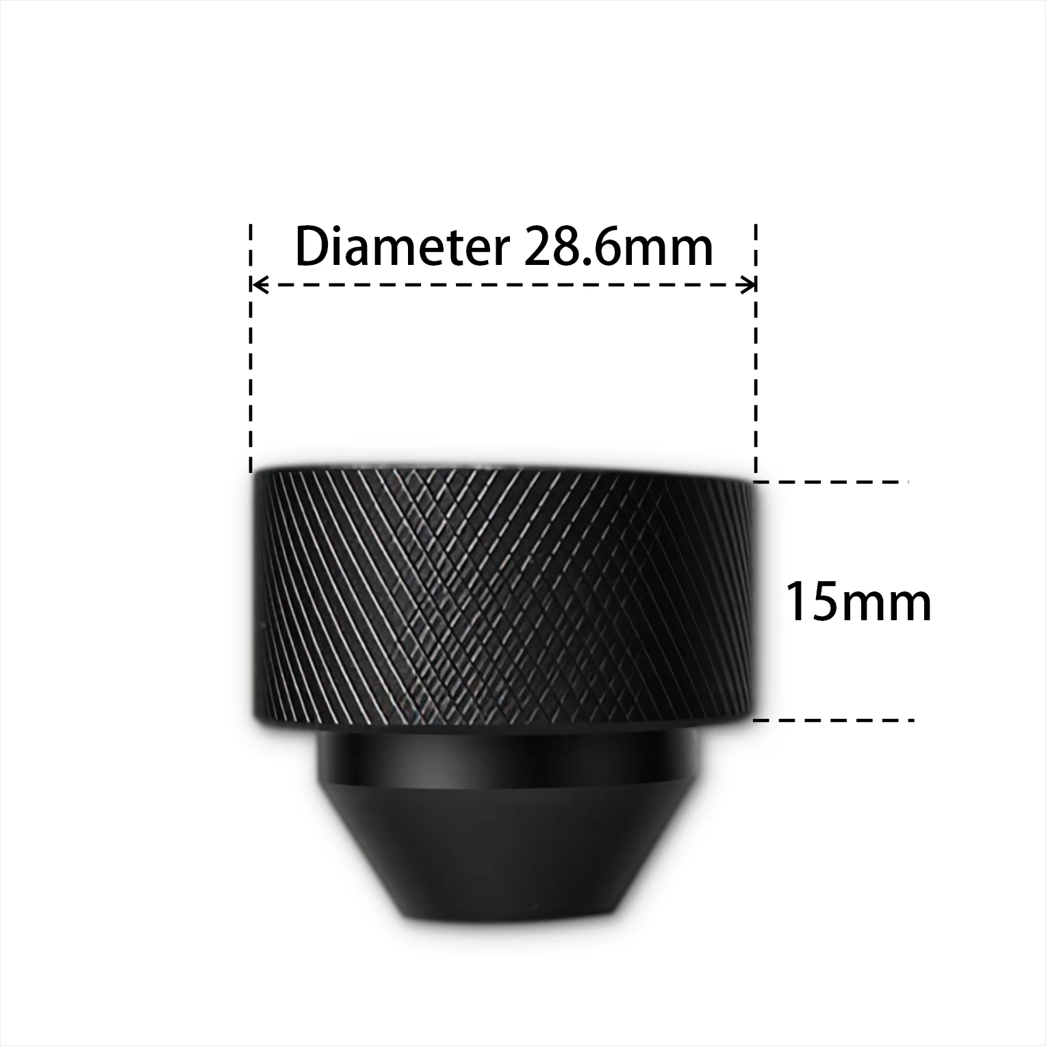 Leichter Aluminium-Carbon-Gabelverlängerer OD28,6mm 1-1/8 Zoll Gabelkopfrohr-Verlängerungskappe Passend für Rennrad TT Bike Gabel 6mm 9mm – Detail 6