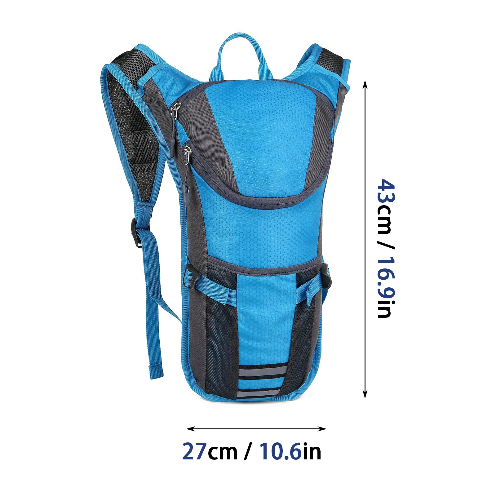 Hydration Backpack Nylon Hiking Backpack Outdoor Water Bladder Backpack for Cycling Biking Running