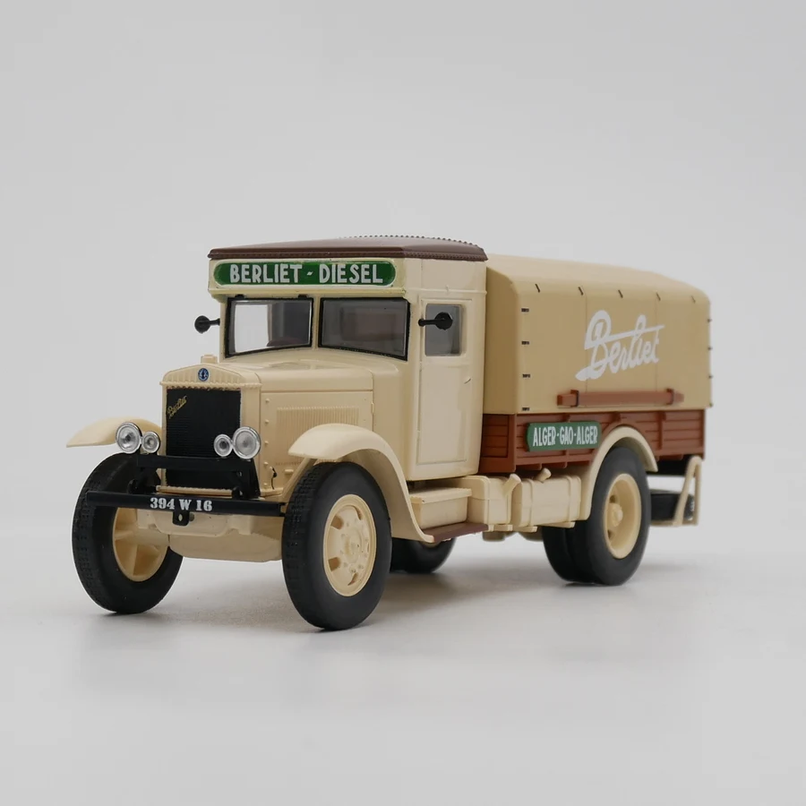 

1:43 Scale Diecast Alloy Berliet GVL Box Truck Transport Vehicle Toys Cars Model Classics Adult Gifts Souvenir Static Display