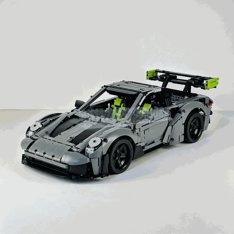 NEW 1687Parts Sports Racing Car Model MOC Building Blocks Vehicle Toy DIY Creative Assembly Technical Gifts Collection Display