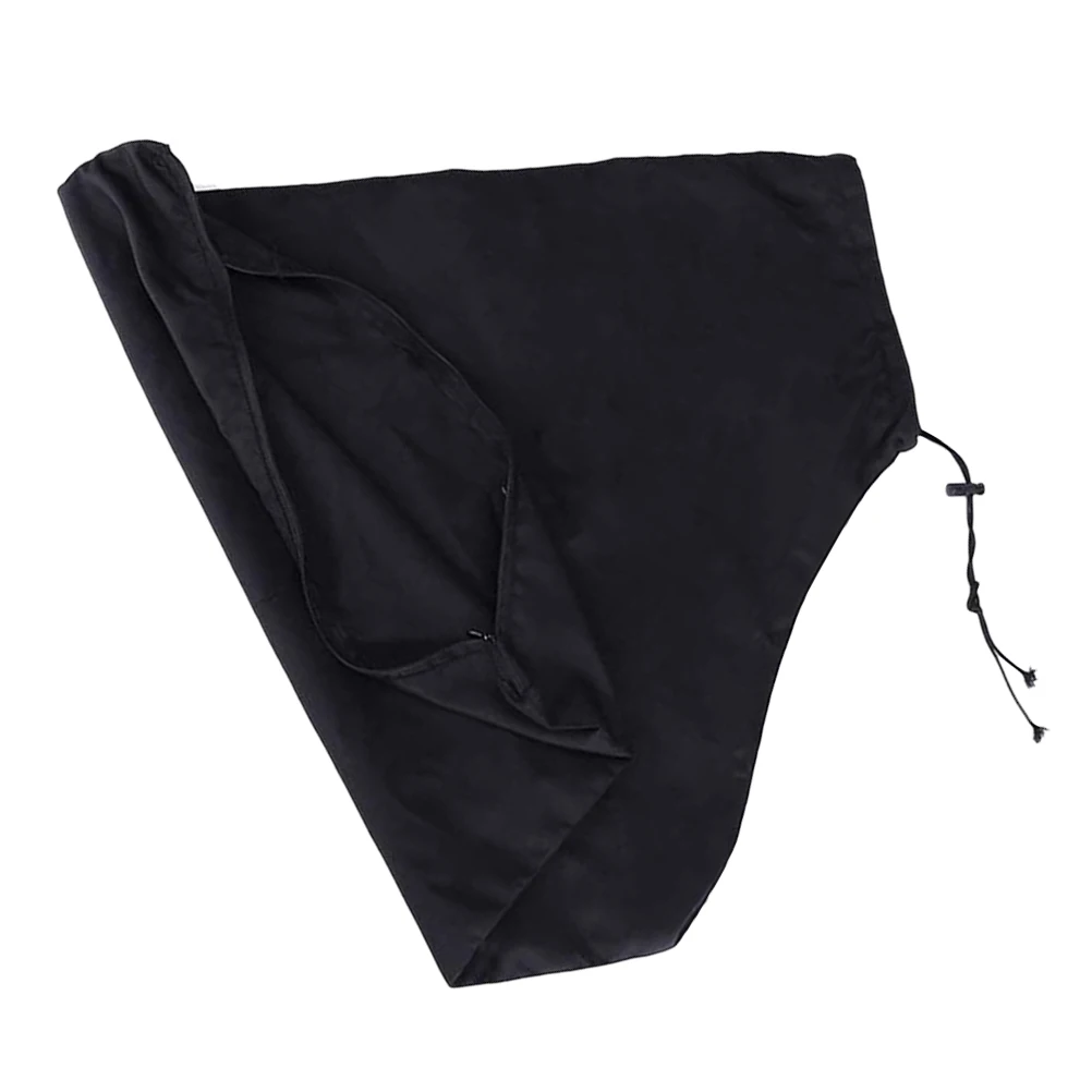 1pc sacchetto per la polvere 420D panno Oxford soffiatore per foglie contenitore per accessori per la pulizia del giardino del prato di grande capacità nero