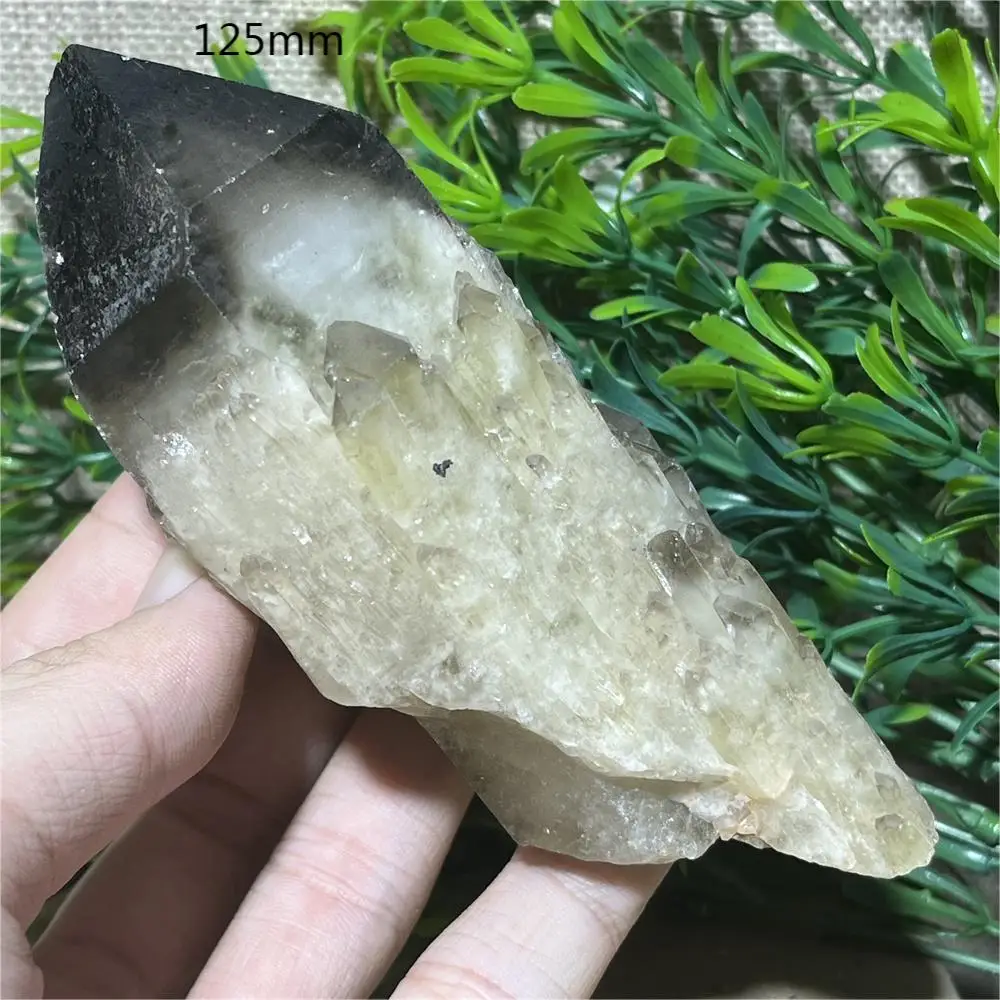 Natural Smokey Tower Wand Point Natural Citrine Quartz High Beauty Quality Healing Stone Reiki Minerals Beauty Home Decoration