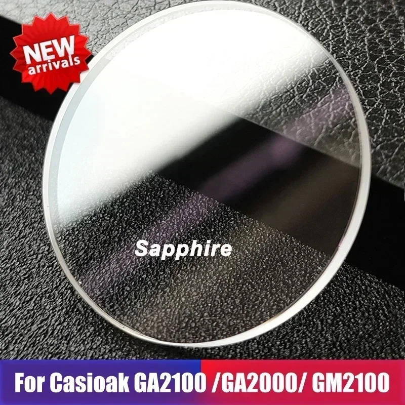 For Casio GA2100 GAB2110 GA-2100 GA-B2100 Watch Mineral Flat glass Crystal Sapphire glass mask lens Men repair parts accessories