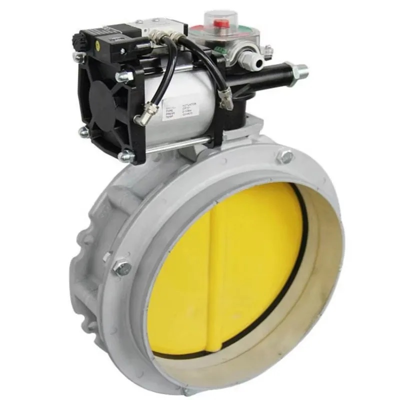 

DN150, DN250 DN350 single and double flange manufacturing direct supply price pneumatic butterfly valve