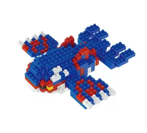 Pokemon Small Blocks Nanoblock Charizard Kyogre Groudon Rayquaza Model Education Graphics Toys for Kids Birthday Gift Toys - Image 9
