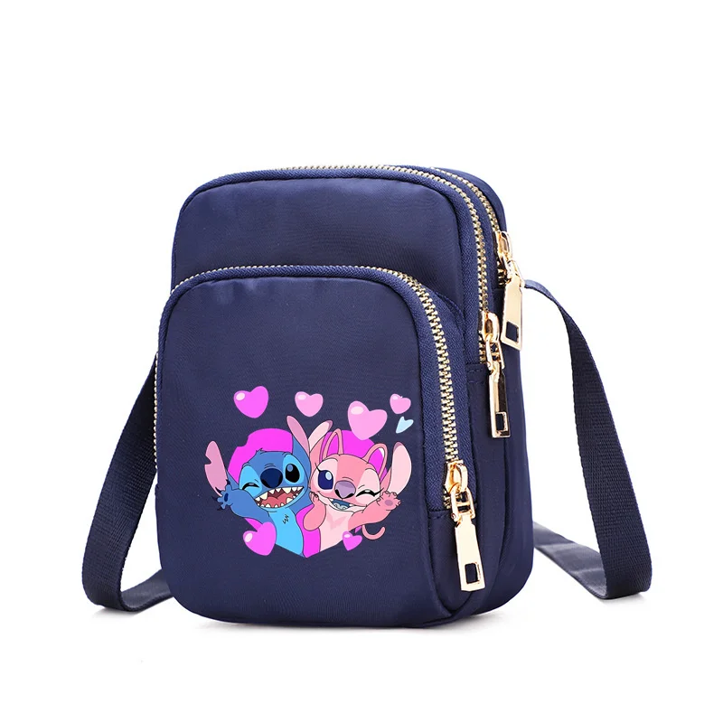 Disney Lilo &Stitch High Quality Soft Nylon Women\'s Handbags New Casual Purses Female Bag Fashion Ladies Shoulder Crossbody Bag