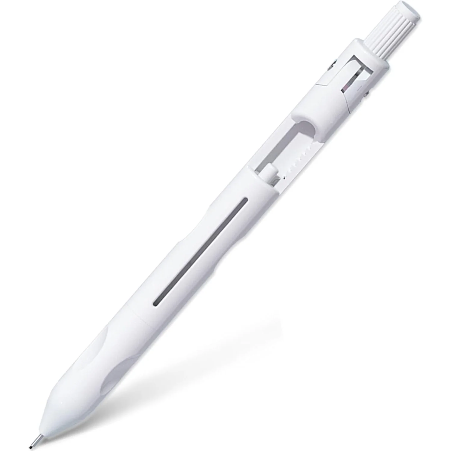 0.7mm Mechanical Pencil Geometry Compass Set Metal Grip Refillable Drafting Drawing Sketching Student School Supplies Kids