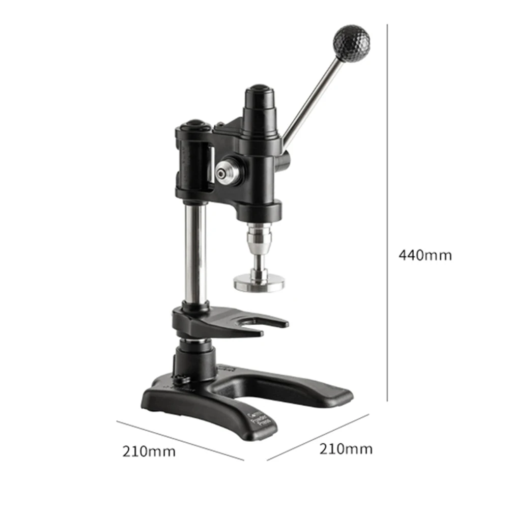 Herramienta Manual de manipulación de café, diseño ergonómico, estructura de resorte de cojín, Control de fuerza efectivo, 58mm