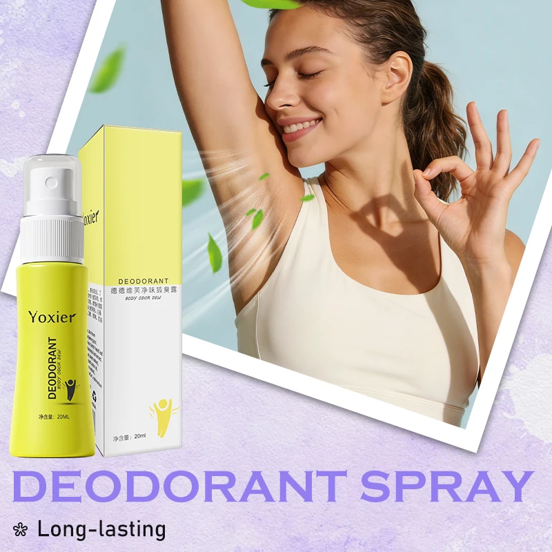 Underarm Fresh Deodorant Spray With Grape Seed And Aloe Keep Drying Long Lasting Gentle Body Scent Mist For Daily Refresh 20ml