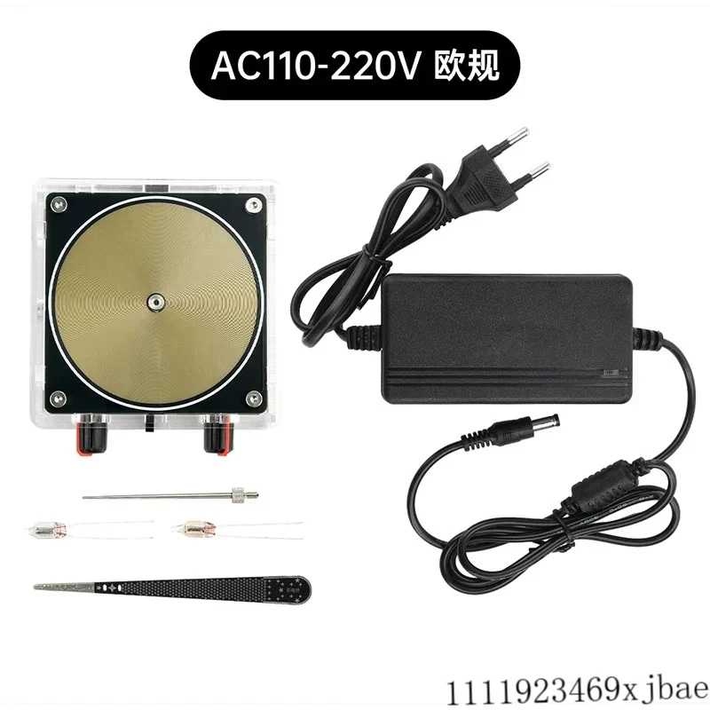 AC110V 220V Tesla Coil Artificial Lightning Touchable Music Rhythm Bluetooth Audio Input Science Experiment Teaching Module