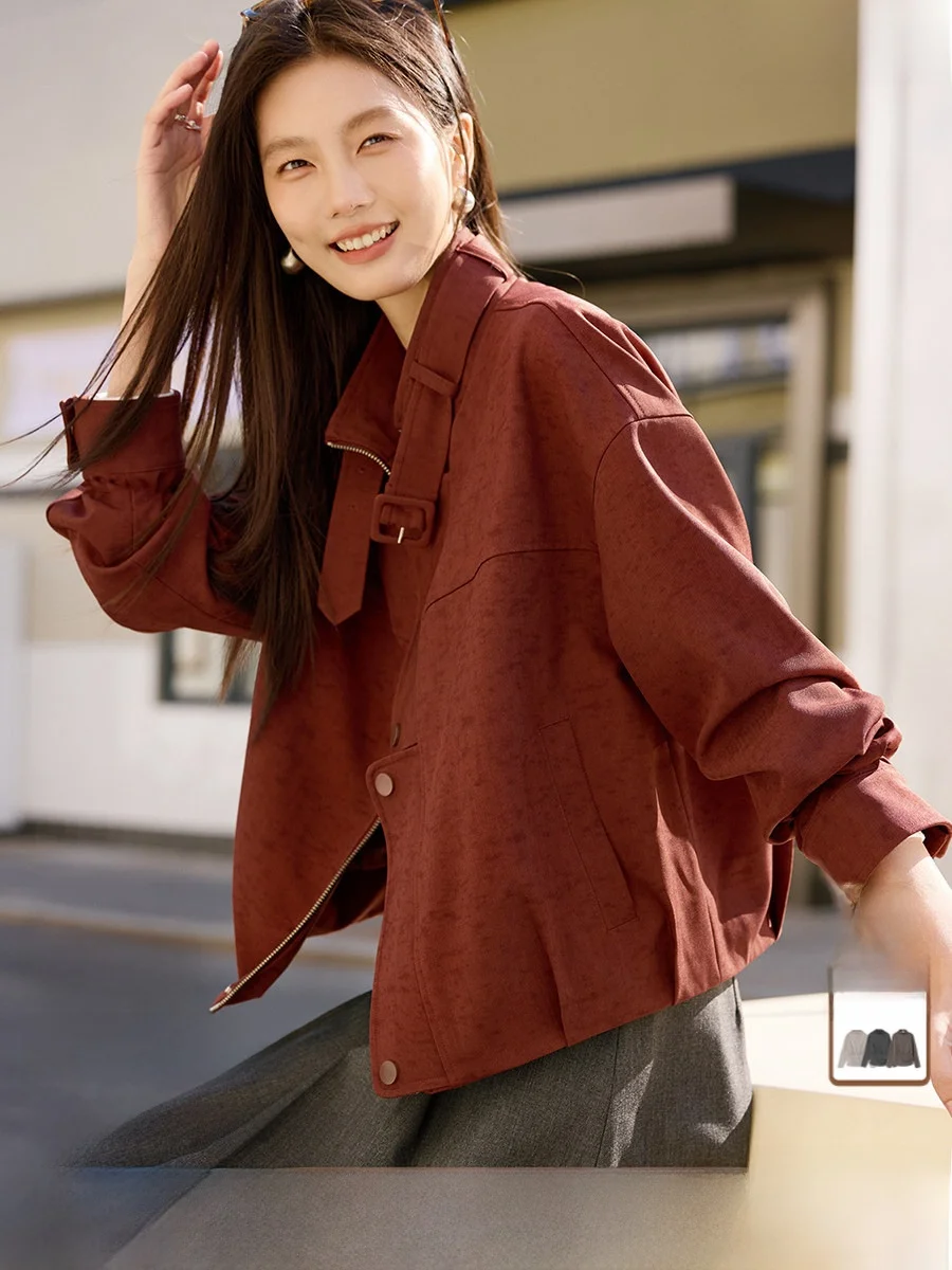 

XWI винтажный воротник-стойка с цветочным бутоном, женский свободный утягивающий повседневный универсальный топ из полиэфирного волокна, спандекса, эластичное волокно