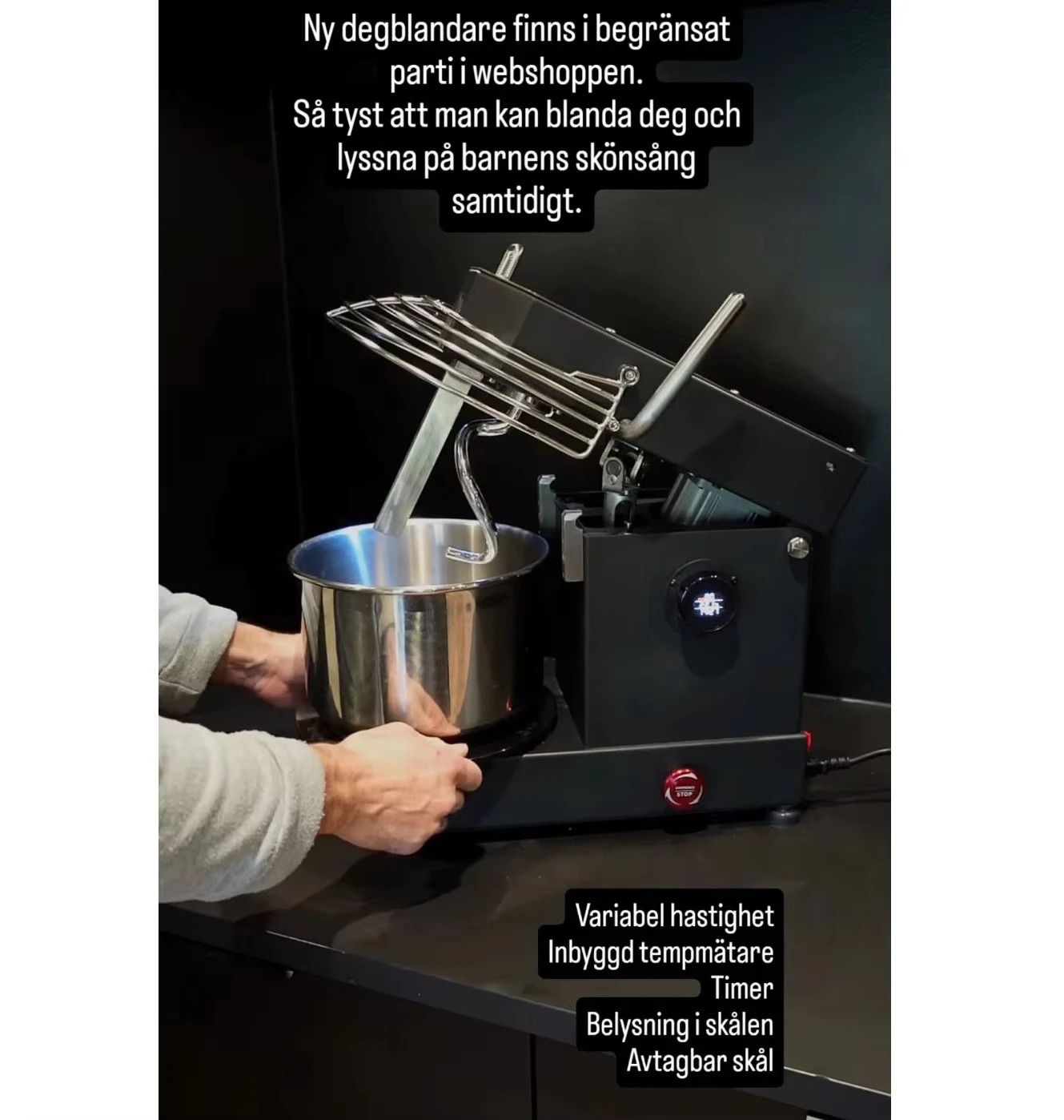 Brushless Motor 750W Lifting Tilt Head Removable Bowl Bread Pizza Amasadora Dough Kneader Machine Spiral Dough Mixer 5L 2Kg