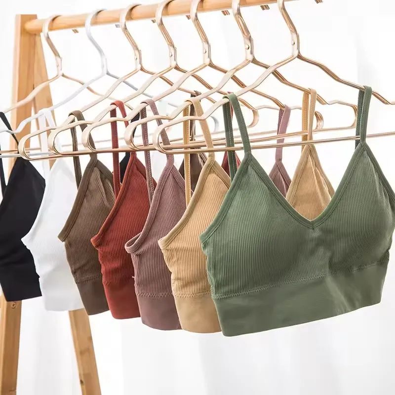 Sexy Underwear Women Gather No Steel Ring Lingerie Bra Tube Top Wrapped Chest Actival Cotton Thin Section Tube Gym Tops Girl