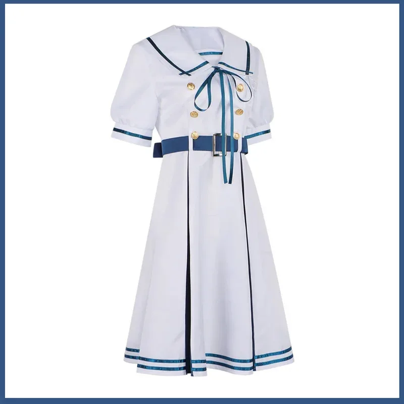 アニメバンドリ！ Ave Mujica Wakaba Mutsumi コスプレ衣装日本韓国白制服ドレスウィッグ女性かわいいスーツ