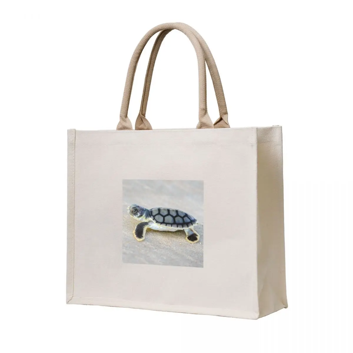 

Flatback turtle hatchling Tote Bag shopper bag women Handbags women Women's tote bag reusable shopping bags