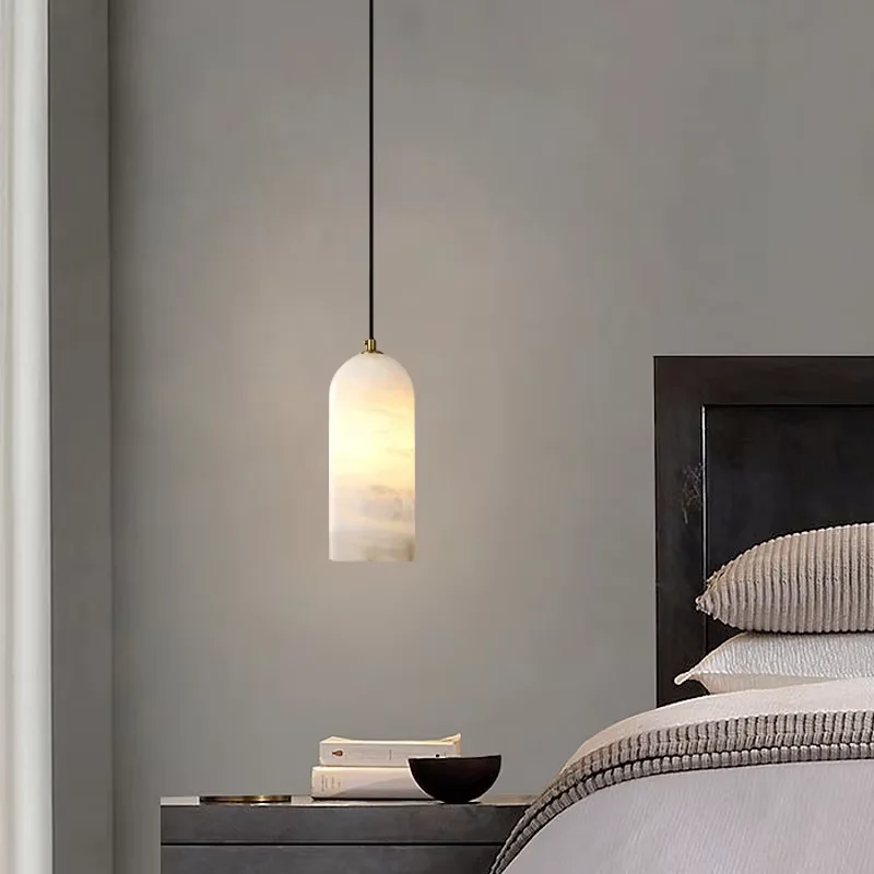 Imported Marble Porch Brass Chandelier Modern Bedroom Bedside Light Living Room Background Wall Bar Counter Chandelier