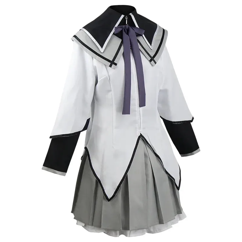 

Cosda@Akemi Homura Cosplay Anime Puella Magi Madoka Magica Cosplay Costume Magical Girl Battle Costume Full Set Dress