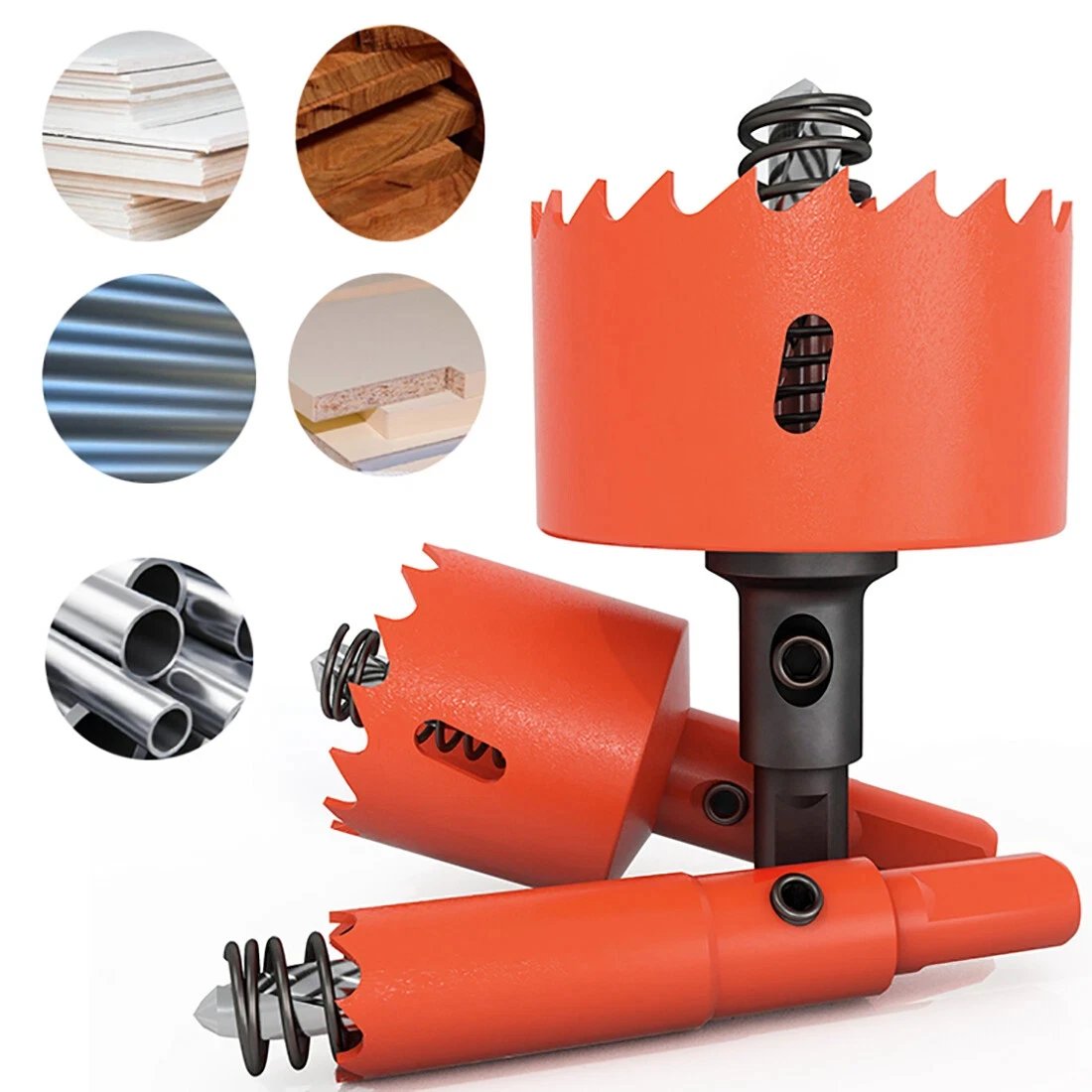 

1Pcs 16 To 250mm Hole Saw Cutter Drill Bit Bi Metal M42 Bi-Metal Hole Cutter - Quick & Smooth Cutting for Metal, Wood, Plastic