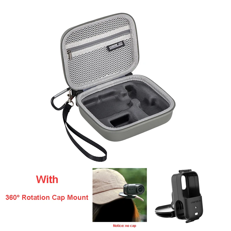 Draagtas Reistas met polsband voor DJI OSMO Nano Camera-accessoire Opbergtas PU-handtasdoos voor standaardversie