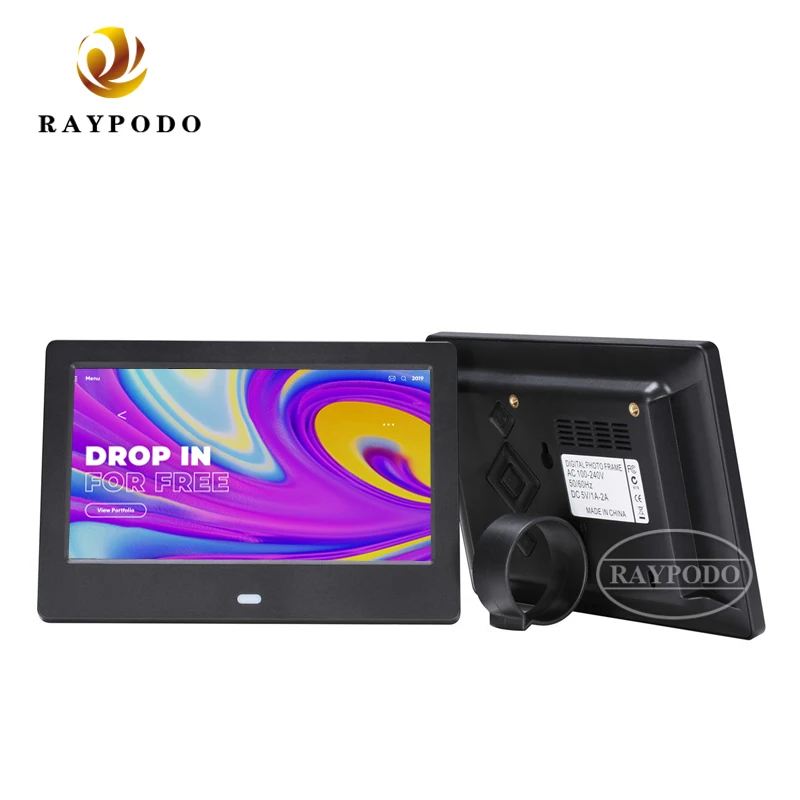 RAYPODO RPD-HD0801 new digital photo frame digital wall art frame digital photo frame multiple pictures