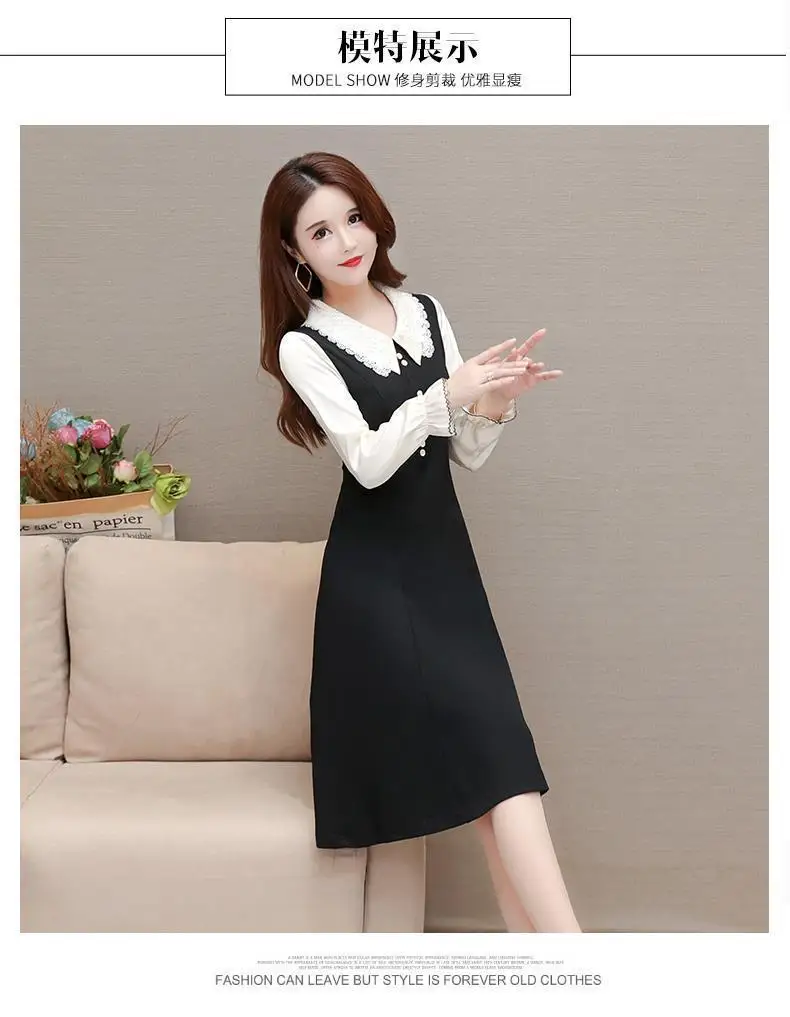 Fashionable Temperament Dress for Women in Autumn New Style with Age Reducing and Ladylike Style This Year\'s Popular Dress