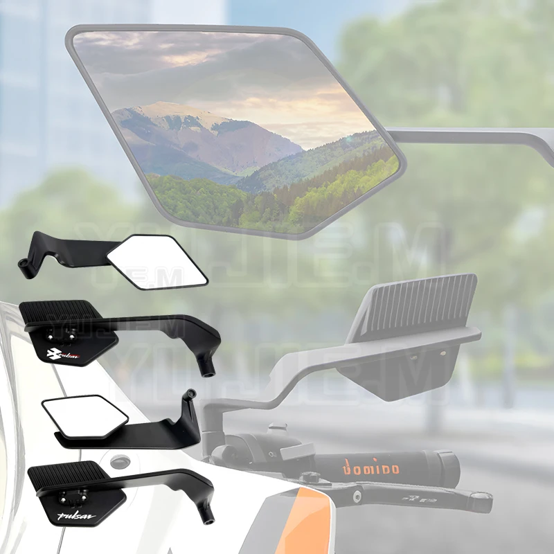 

For Bajaj Pulsar 200 NS/200 RS/200 AS All Year General 2025Year NEW High Quality Motorcycle Wind Wing Fold Rearview Mirror