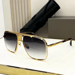 DILTA Machfive Square Pilot Trendy Sunglasses Shades for Women&men Fashion Titanium Sun Glasses for man with gradient lenses