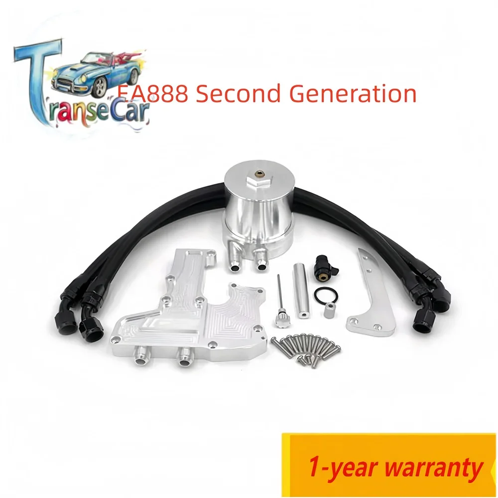 EA888 Gen 1/2 Aluminum Oil Catch Tank Kit for Volkswagen Golf 6 GTI MK6 for Audi A3 TT Q3 2.0TSI PQ35 PQ46 Billet Breather EA888