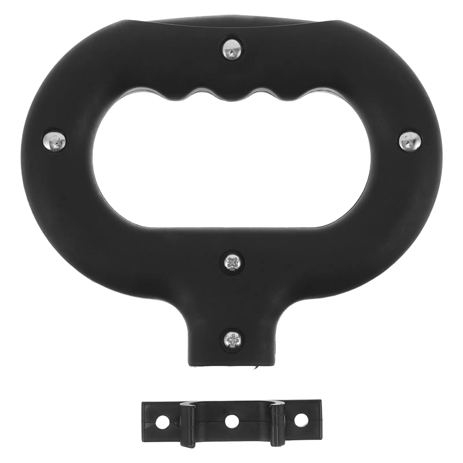 Fotografia 6: 1 Conjunto de Extensão de Alça para Carrinho de Camping com Punho Antiderrapante e Fivela de Travamento Segura para Substituição de Alça de Carrinho de Bagagem e Carrinho de Jardim