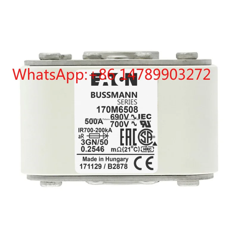 Semiconductor square high speed fast fuse high breaking industrial equipment overcurrent protection