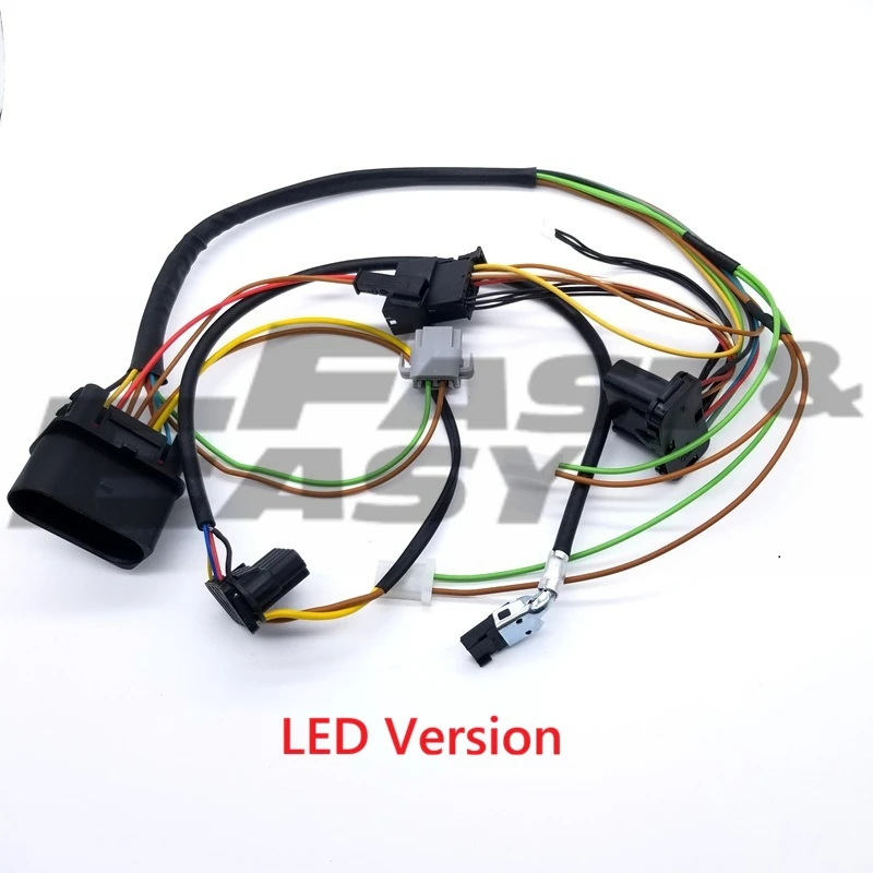 Applicable to Audi A8D3 2005-2010 Halogen DRL headlight LED DRL headlight internal wire harness plug wiring harness assembly