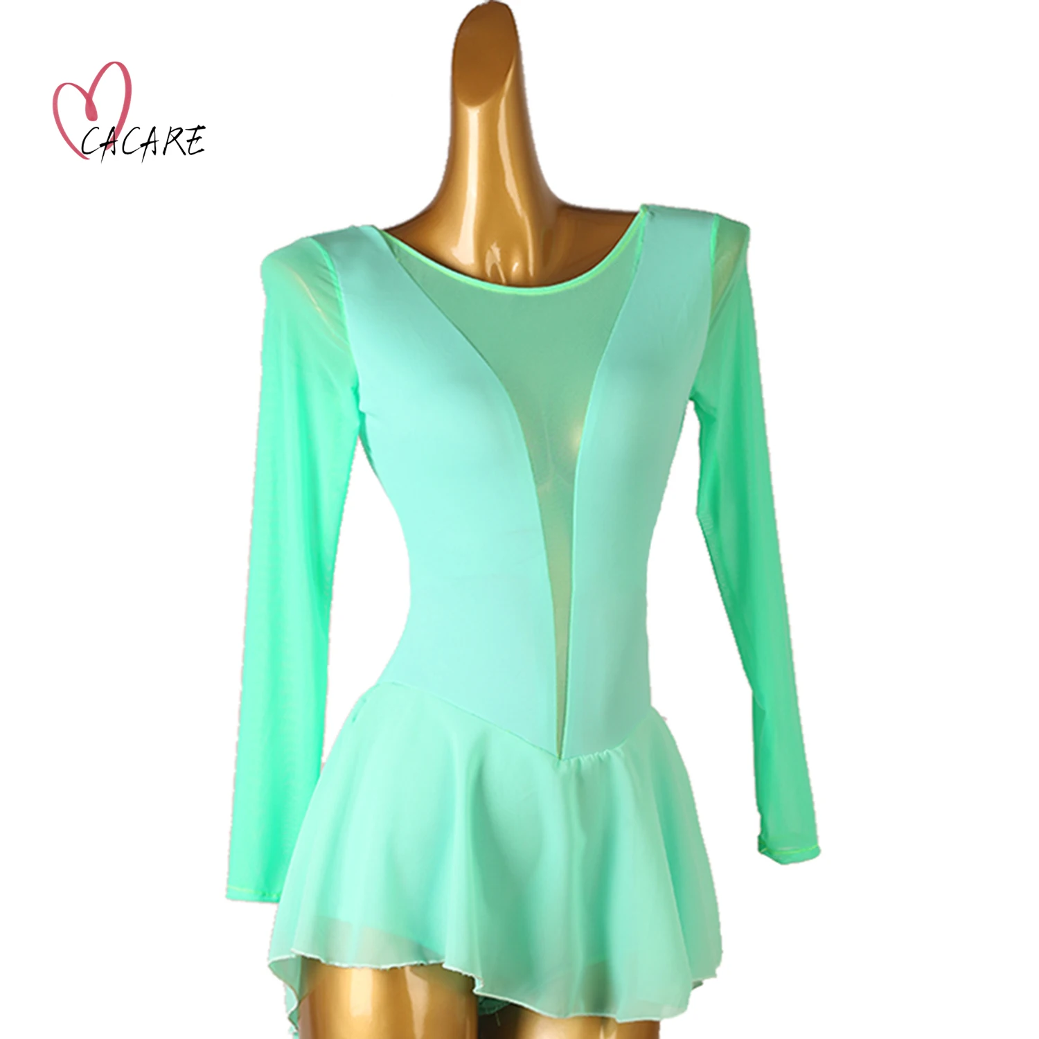 

Платье фигурного фигурца для фигурного катания, платье для латинских танцев, женская танцевальная одежда, сценический костюм, одежда для выступлений, сценическая одежда 233