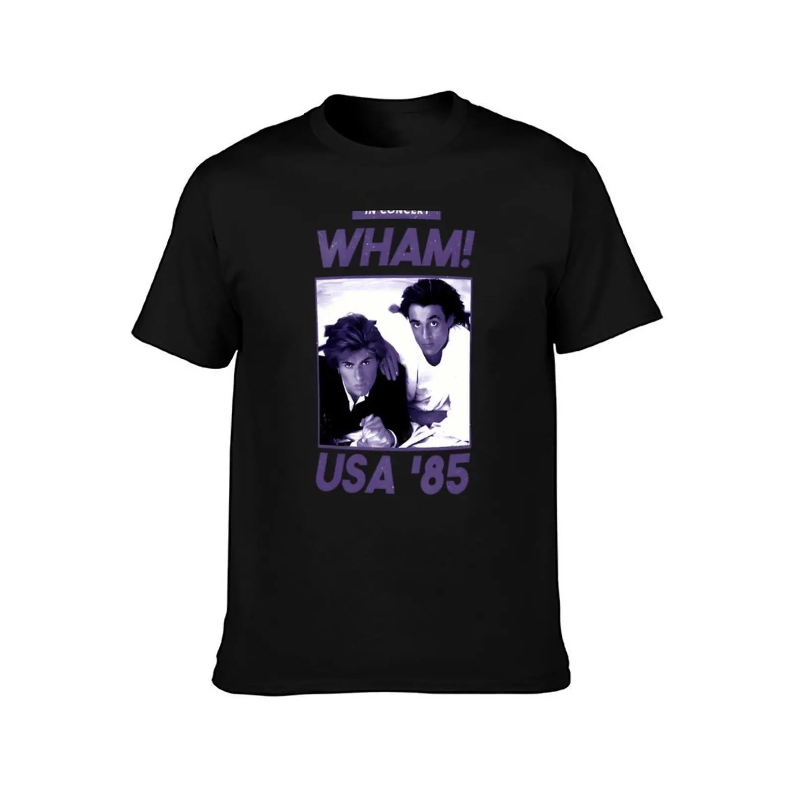 WHAMS Music Band - Tour 2024 T-Shirt Retro Style Print Casual Top
