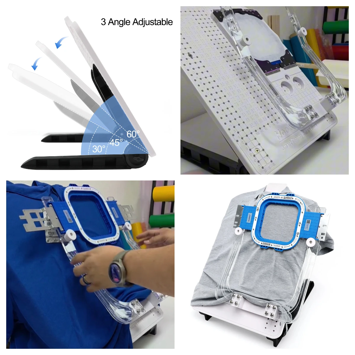 BAI Mirror Vision 1201/1501 V22 V22-2 Vision KESI 1504/1506 embroidery machine with Sewtalent Mighty Hoop Hooping station kit