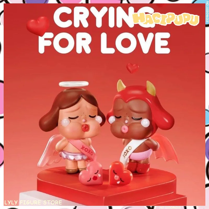 New Genuine Crybaby Crying For Love Series Action Figures Toys Cartoon Crybaby Model Doll Collection Valentine'S Day Gift Custom