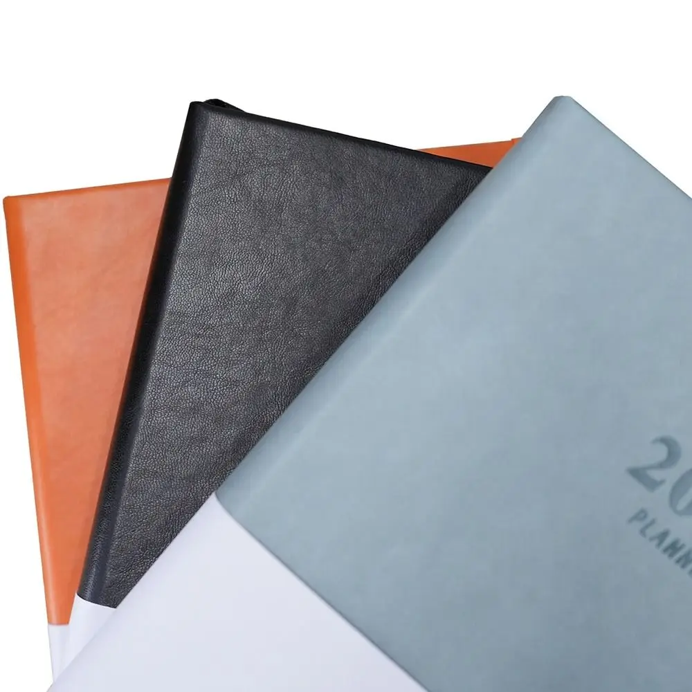 English 2026 Schedule Planner Notepad 12 Months Wear-resistant 365 Days Efficiency Notebook Bookmark Portable