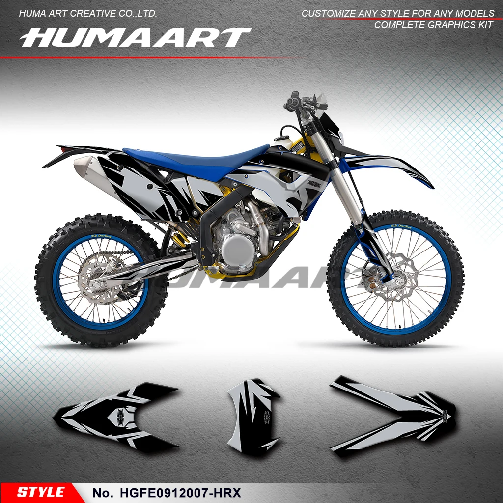 

Графические наклейки HUMAART Racing, наклейки для Husaberg FE 390 450 570 2009 2010 2011, HGFE0912007-HRX