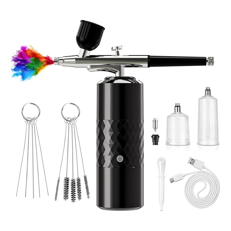 

Airbrush Kit Rechargeable Cordless Airbrush Compressor Portable Handheld Airbrush Airbrush For Model Painting Durable