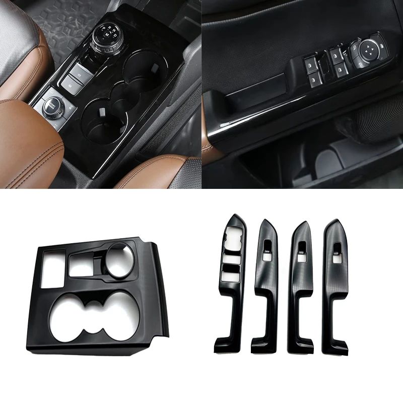 

LHD For Ford Bronco Sport 2021 2022 Interior Accessories Window Switch Lift Button Cover Trim Gear Shift Panel car Decoration