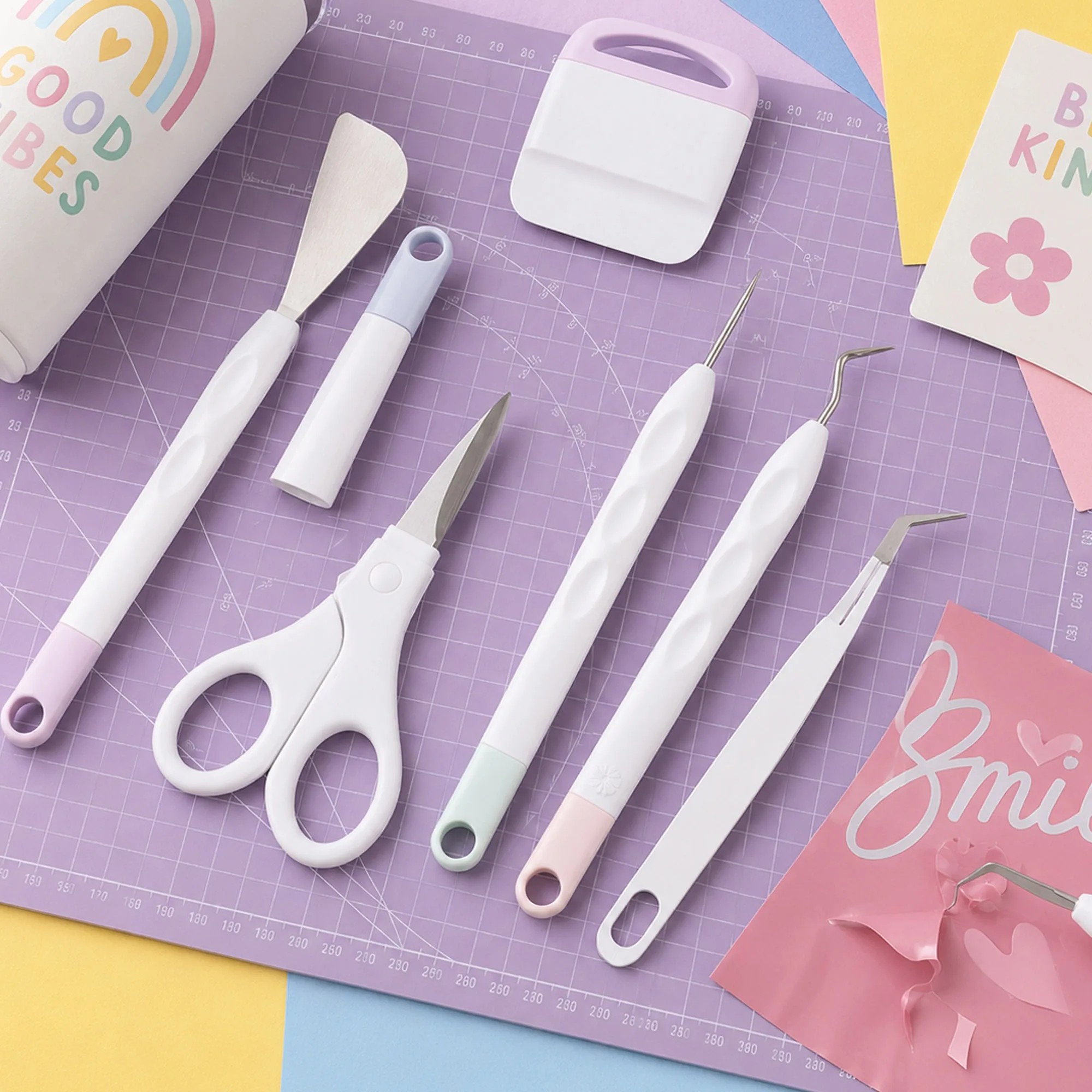 Vinyl Weeding Tool Set Craft Tools Scraper Tweezers for Cutting Machine DIY Sticker Scrapbooking Handmade Craft Card Supplies