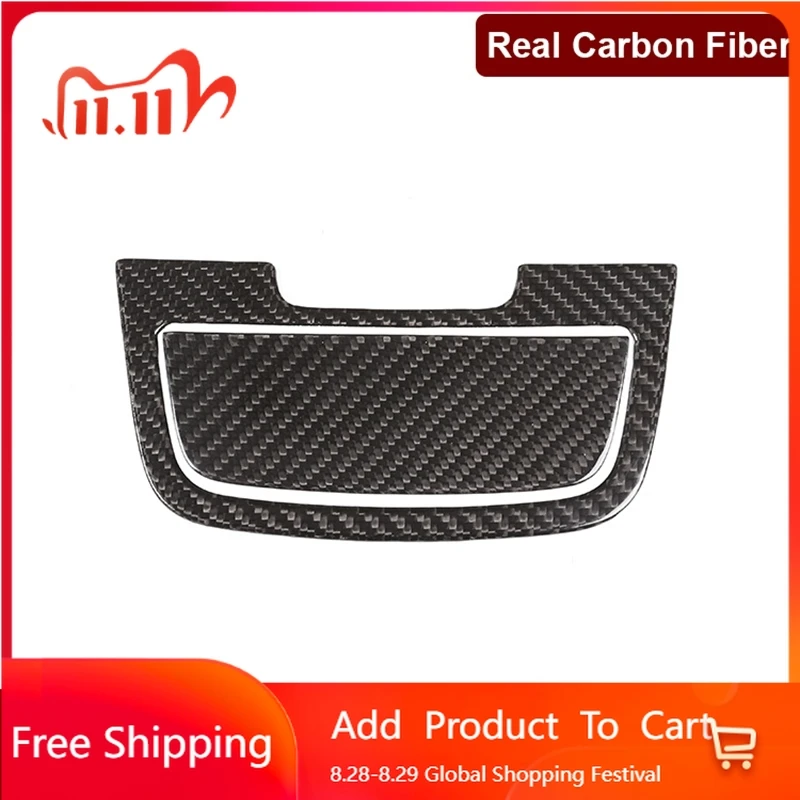 

Interior Stickers For Porsche Cayenne 2018-2023 Dry Real Carbon Fiber Car Center Console Ashtray Decoration Cover Trim Interior