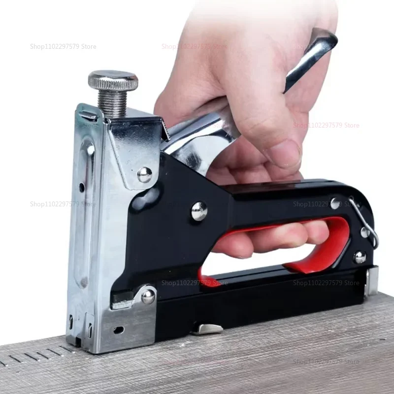 الثقيلة 3 في 1 متعددة الوظائف التيلة بندقية ومسدس مسامير مجموعة 600 قطعة لإصلاح وتثبيت الأثاث النجارة المفروشات #4