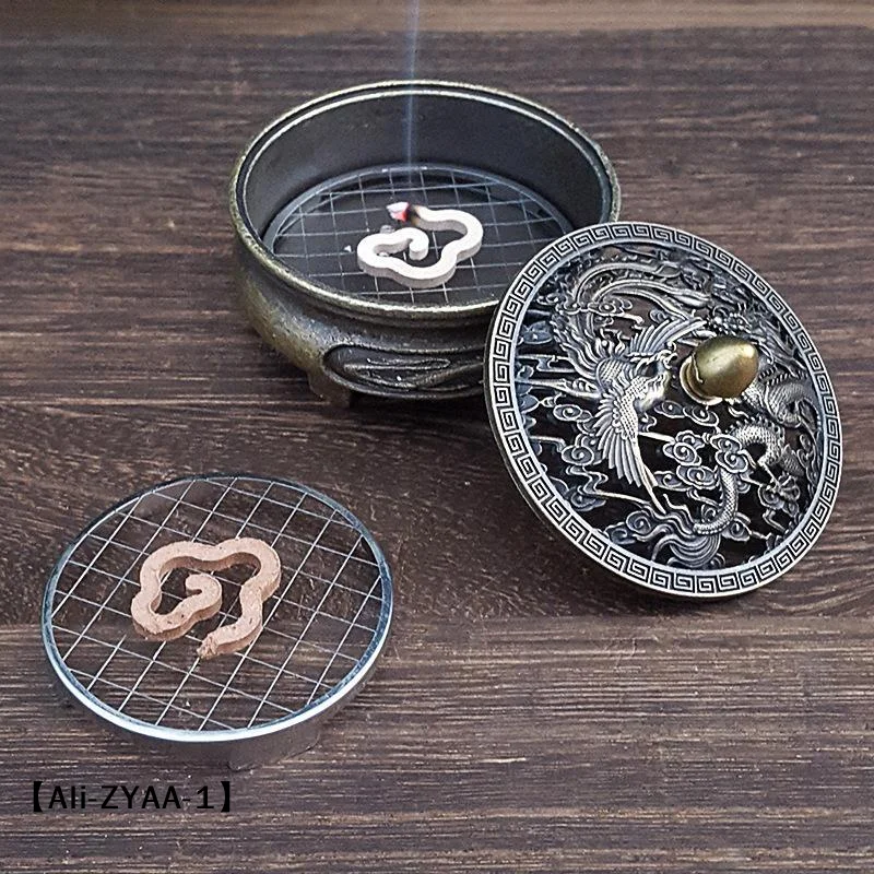 【A】Stainless Steel Incense Holder Grid Base - Heat-Resistant Fireproof Design (Without Incense,Without Burner)
