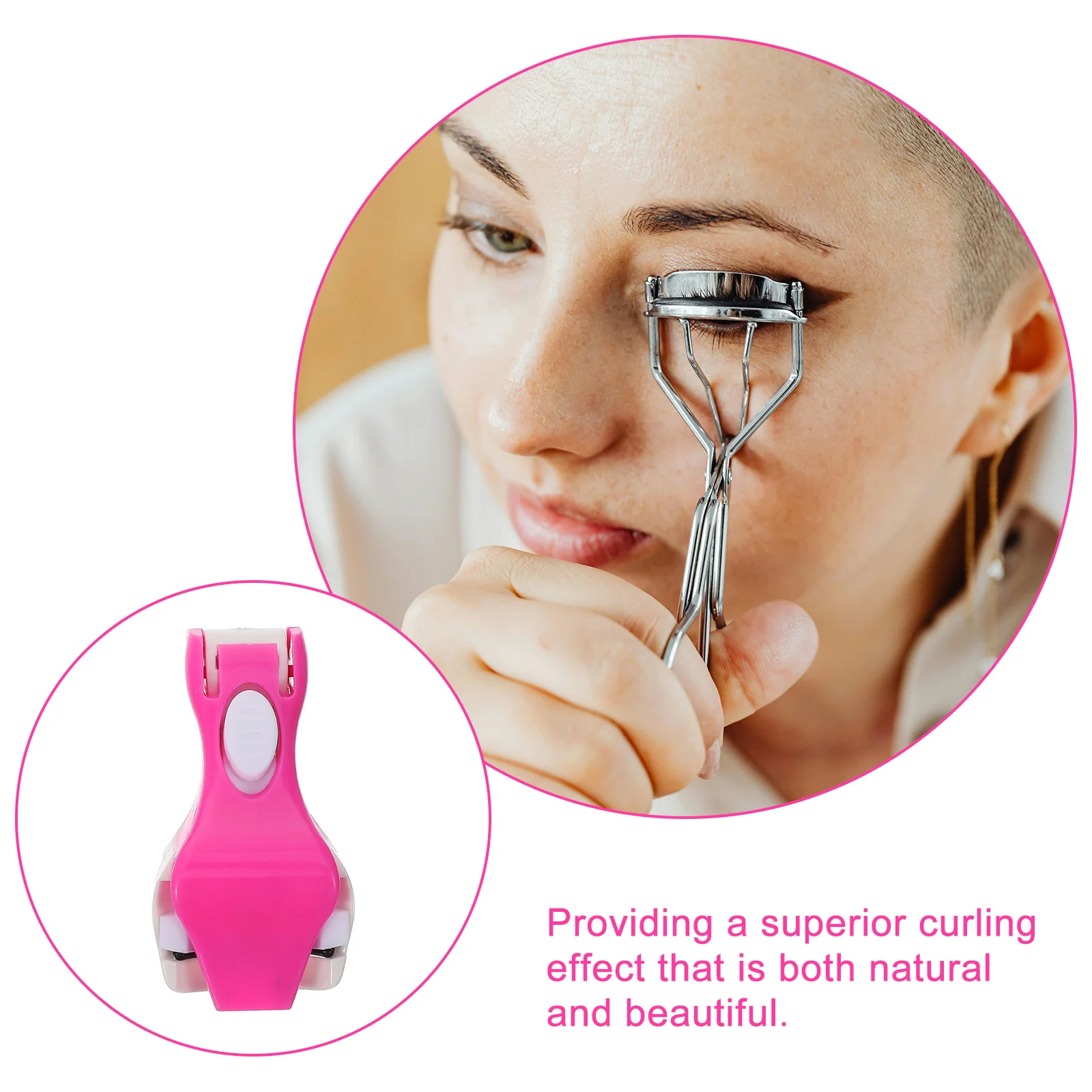 

10Pcs Eyelash Curler Gentle Sturdy Build Easy Grip for Daily Travel Use Natural Curling Effect Lash Tool for Women
